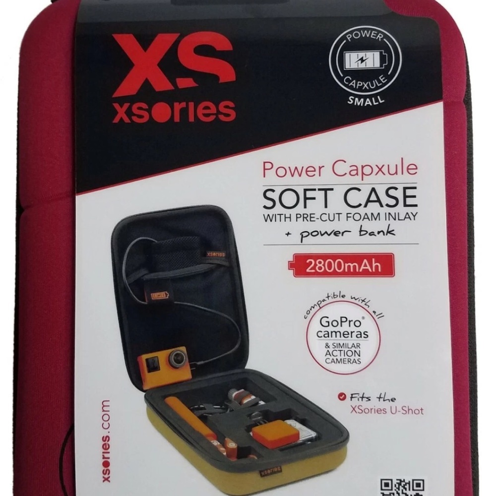 Soft Compact Case Capxule for GoPro Cameras includes box with 6 individual case